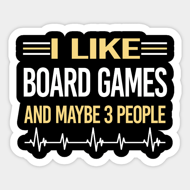 3 People Board Games Sticker by symptomovertake